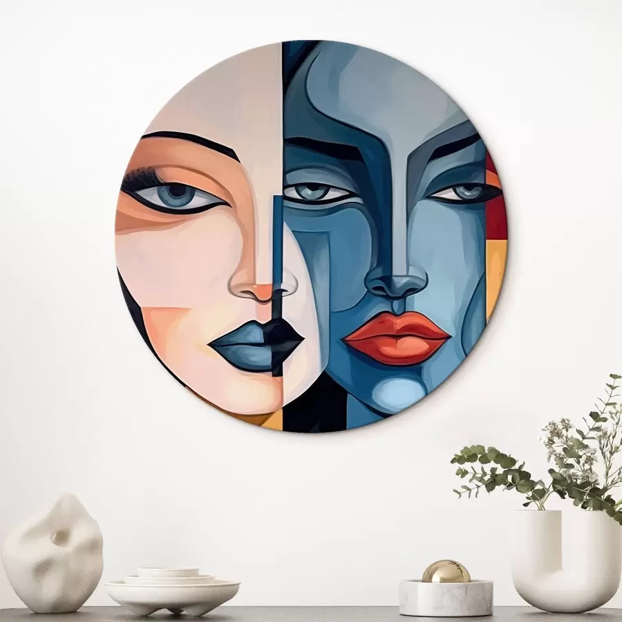 carta da parati Facce astratte nr. r44279