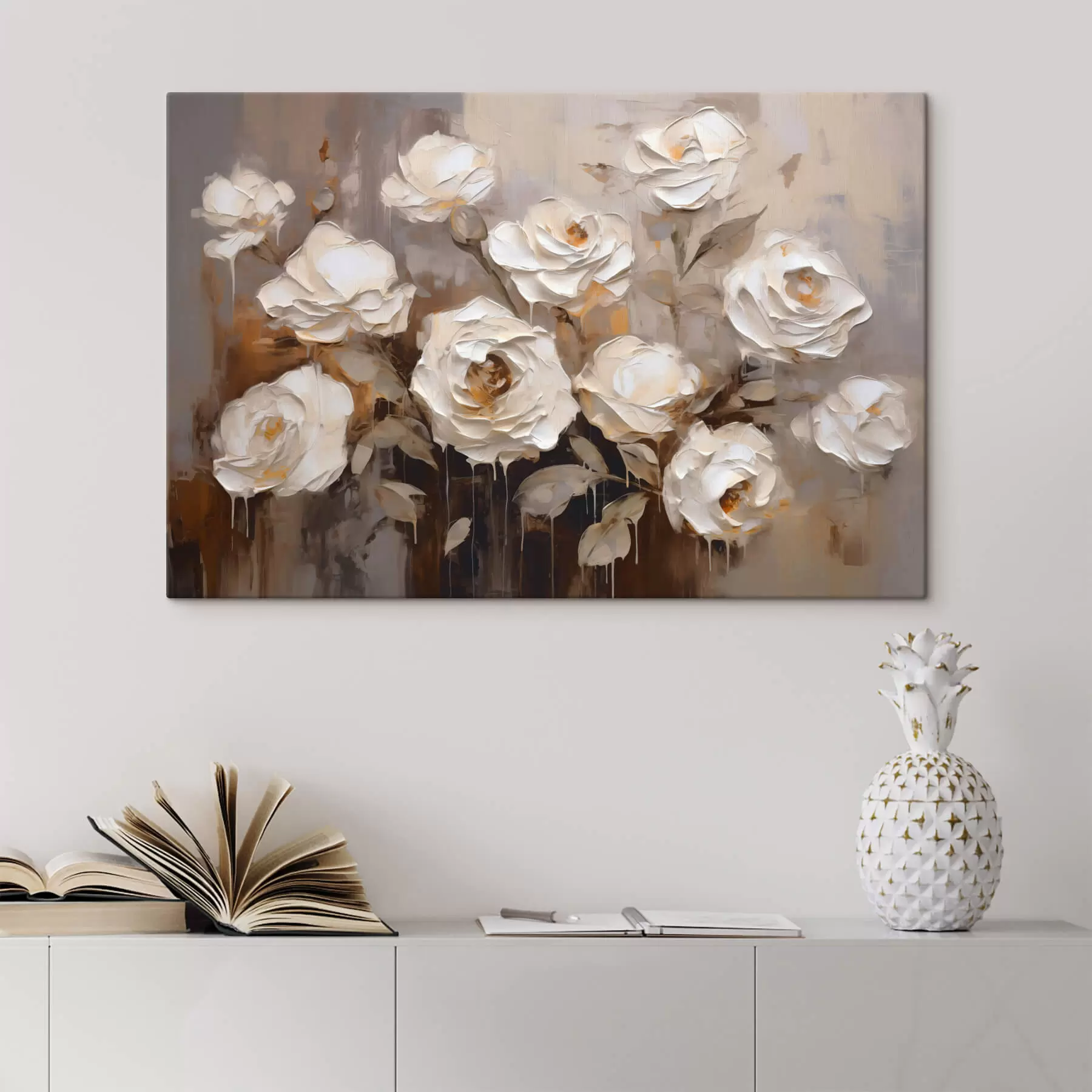 carta da parati Bouquet astratto di rose nr. s44364