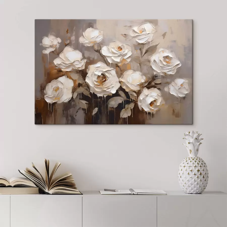 carta da parati Bouquet astratto di rose nr. s44364