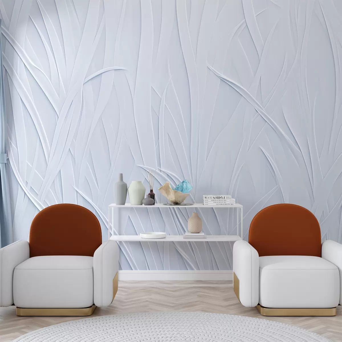 carta da parati Linee curve nr. w03985v1