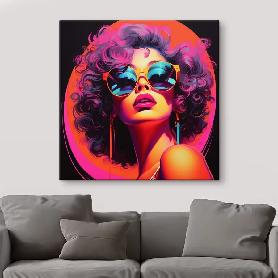 carta da parati Donna elegante con occhiali da sole nr. s44335