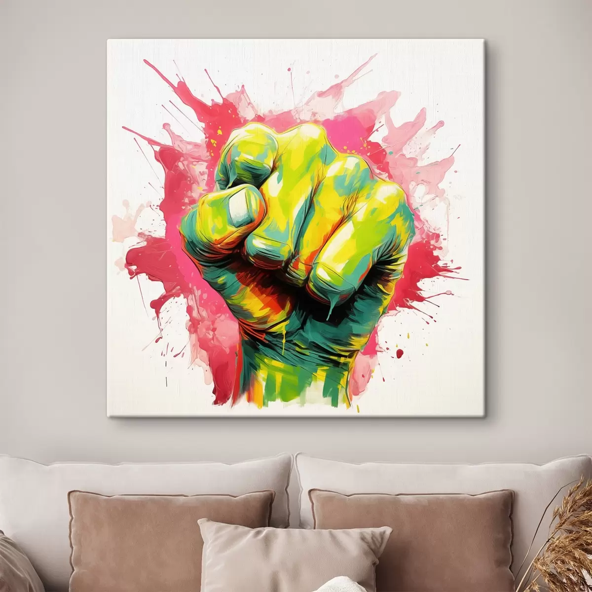 carta da parati Pugno intriso di colore nr. s44355