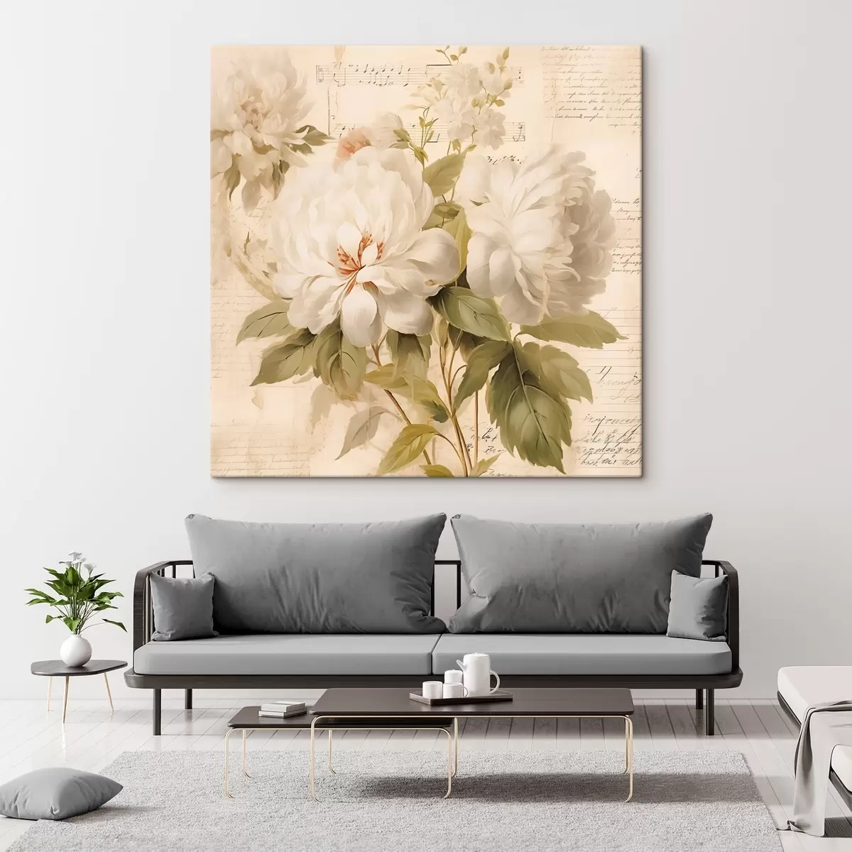 carta da parati Il profumo di vecchie melodie e peonie nr. s44359