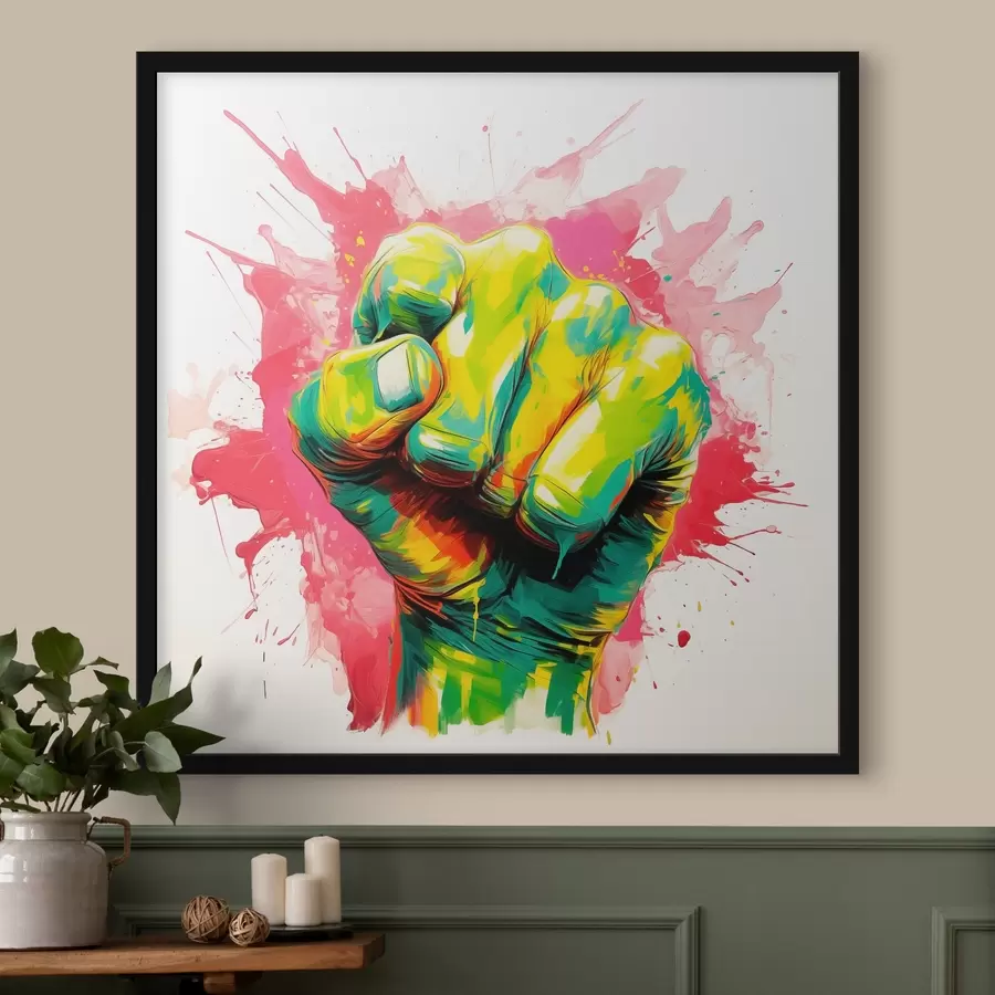 carta da parati Pugno intriso di colore nr. f44355