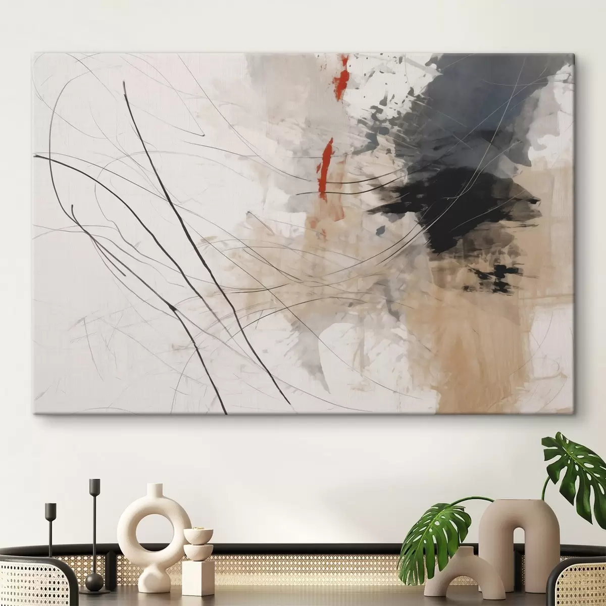 carta da parati Astrazione di macchie, linee nr. s44418