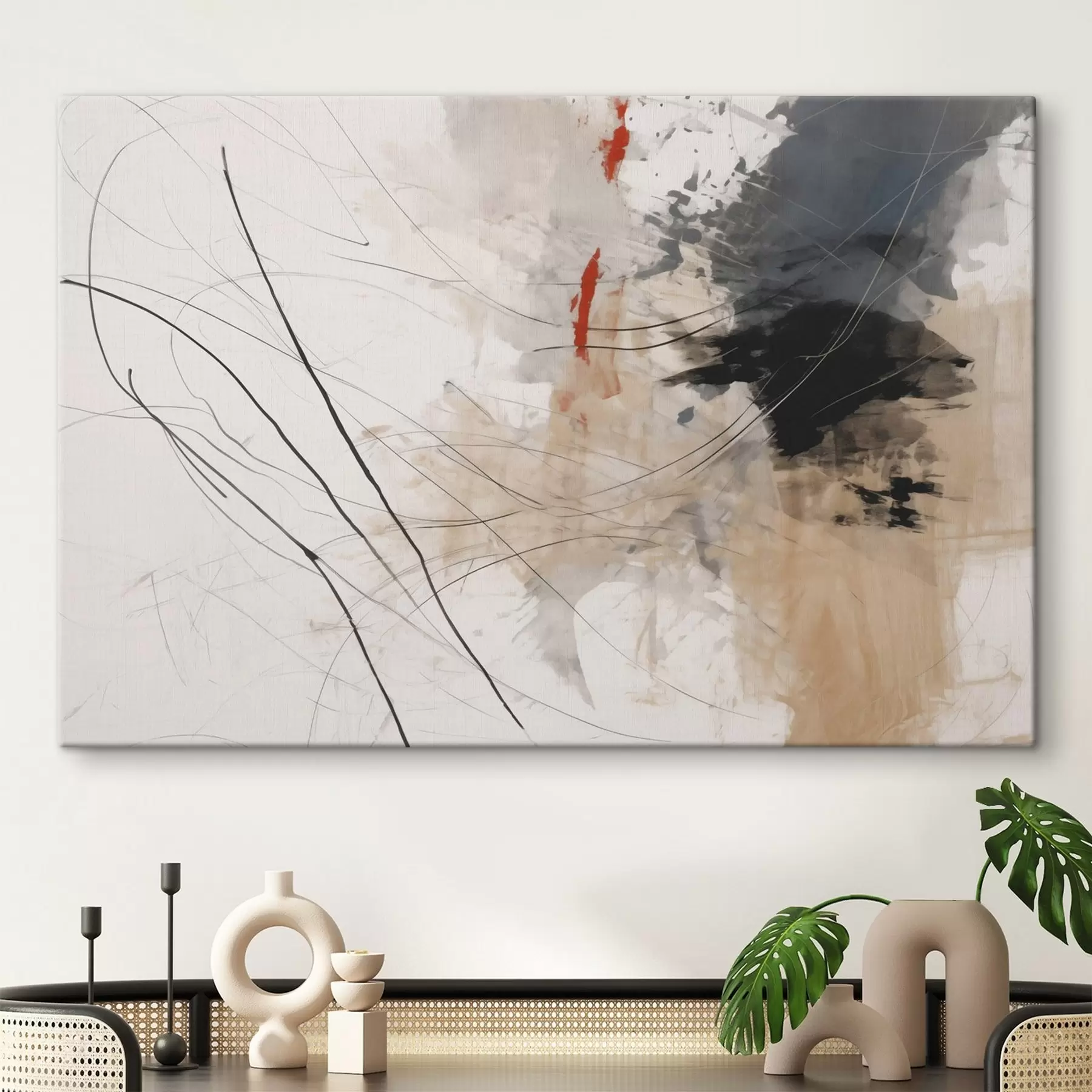 carta da parati Astrazione di macchie, linee nr. s44418