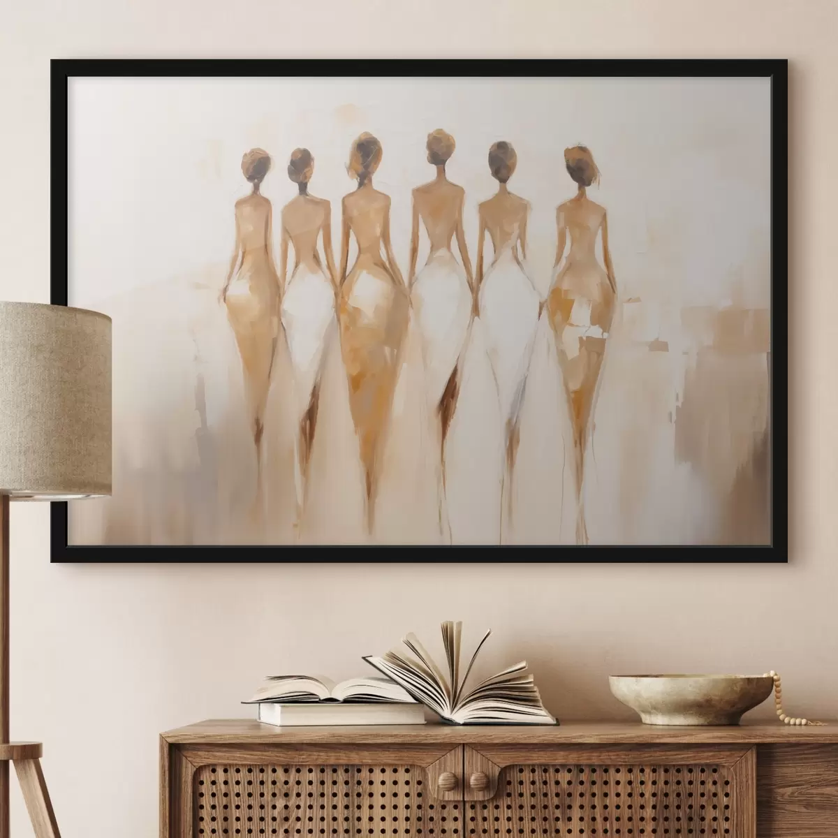 Poster Astrazione delle ragazze f44420