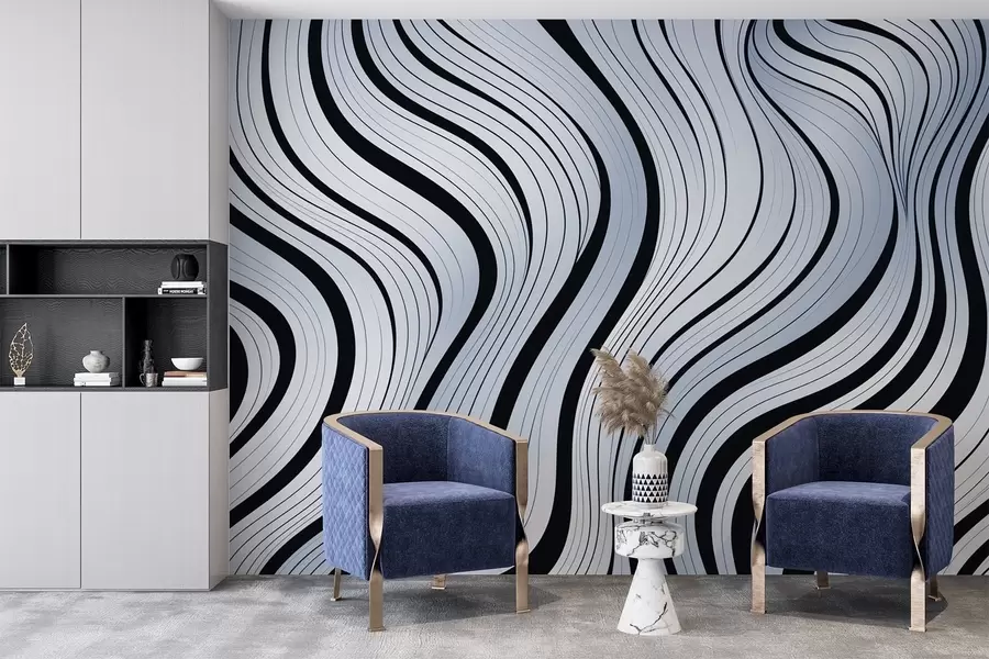 carta da parati Onde astratte nr. w04022v1