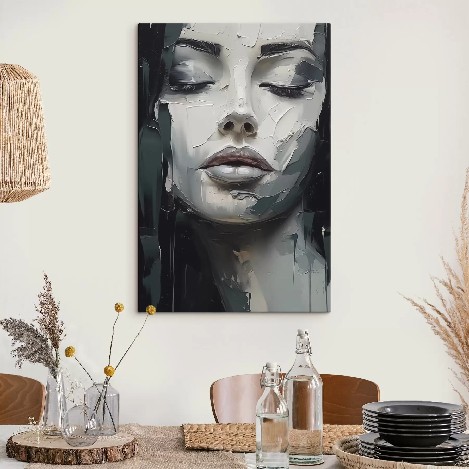 carta da parati Il volto di una donna nr. s44484