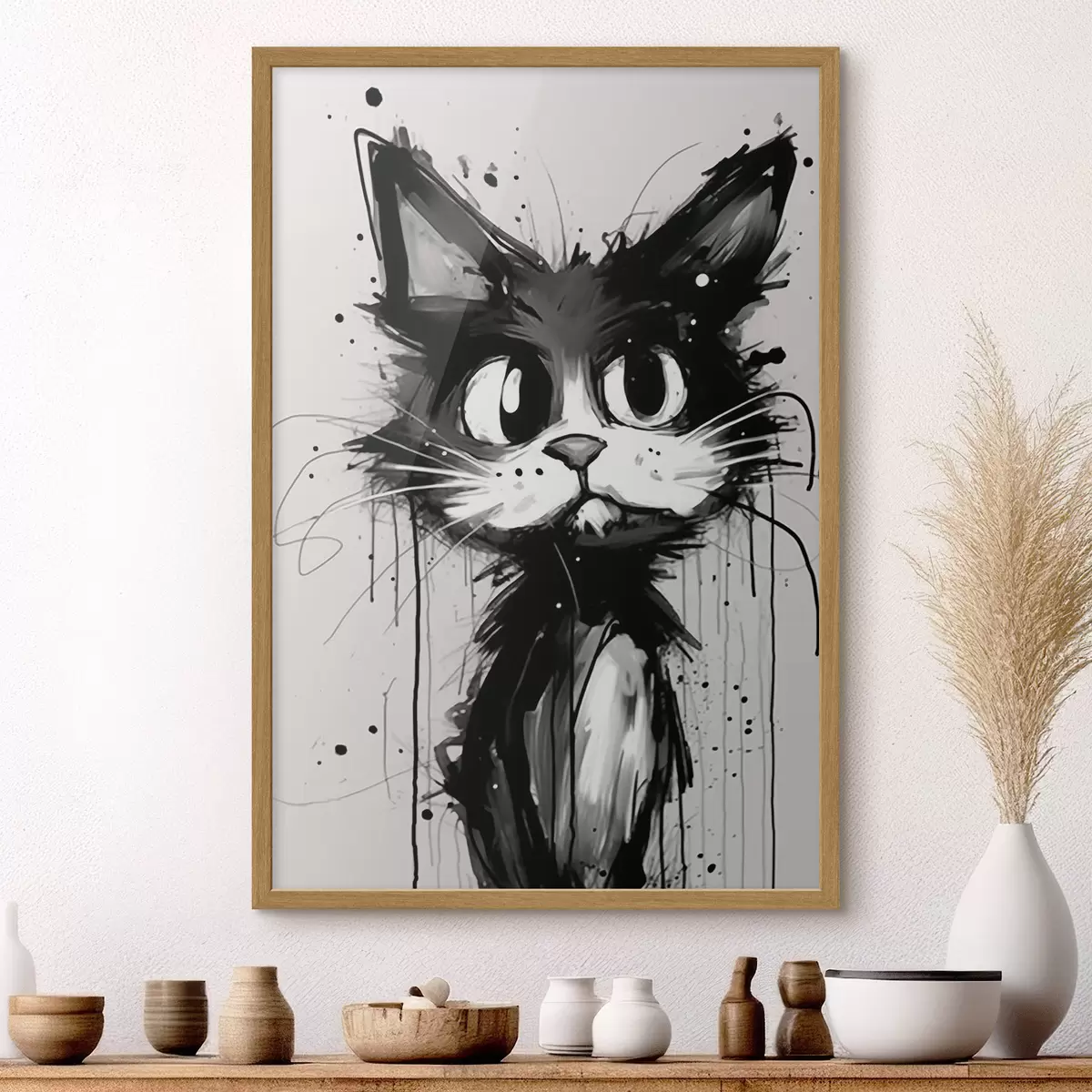 Poster Gatto e scintilla f44483