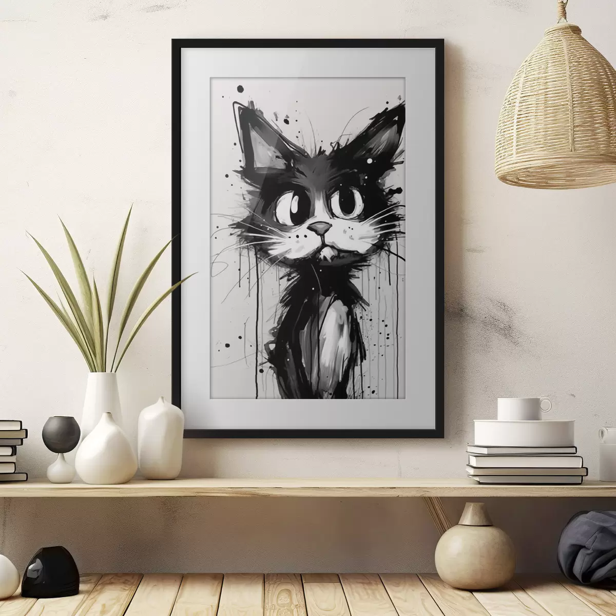 Poster Gatto e scintilla f44483