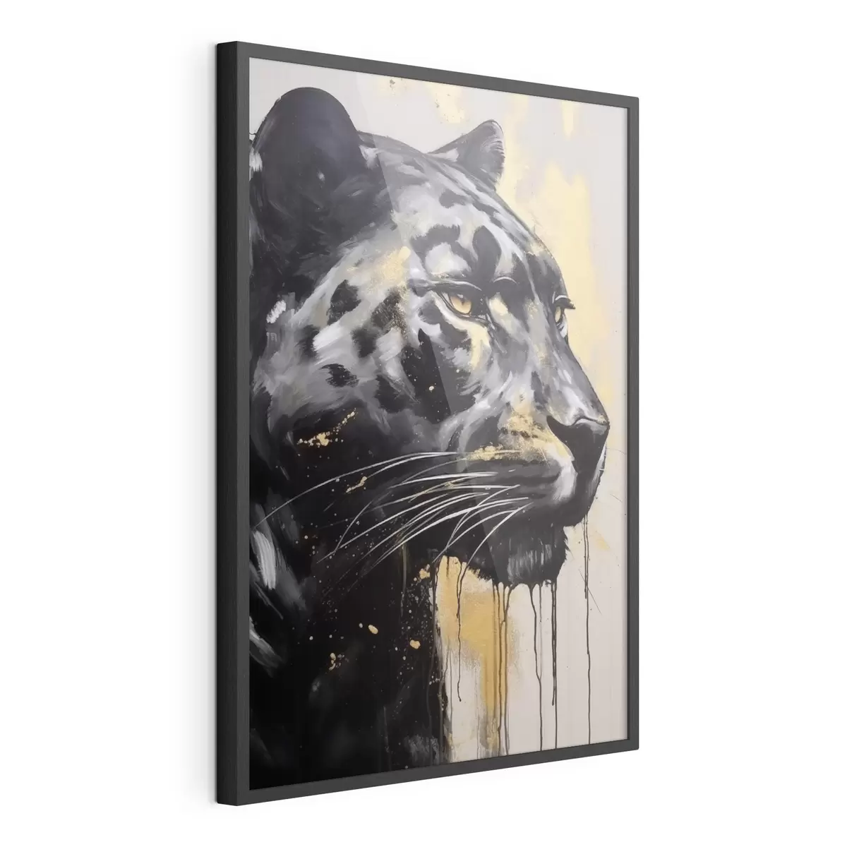 Poster Pantera nera con occhi gialli f44493