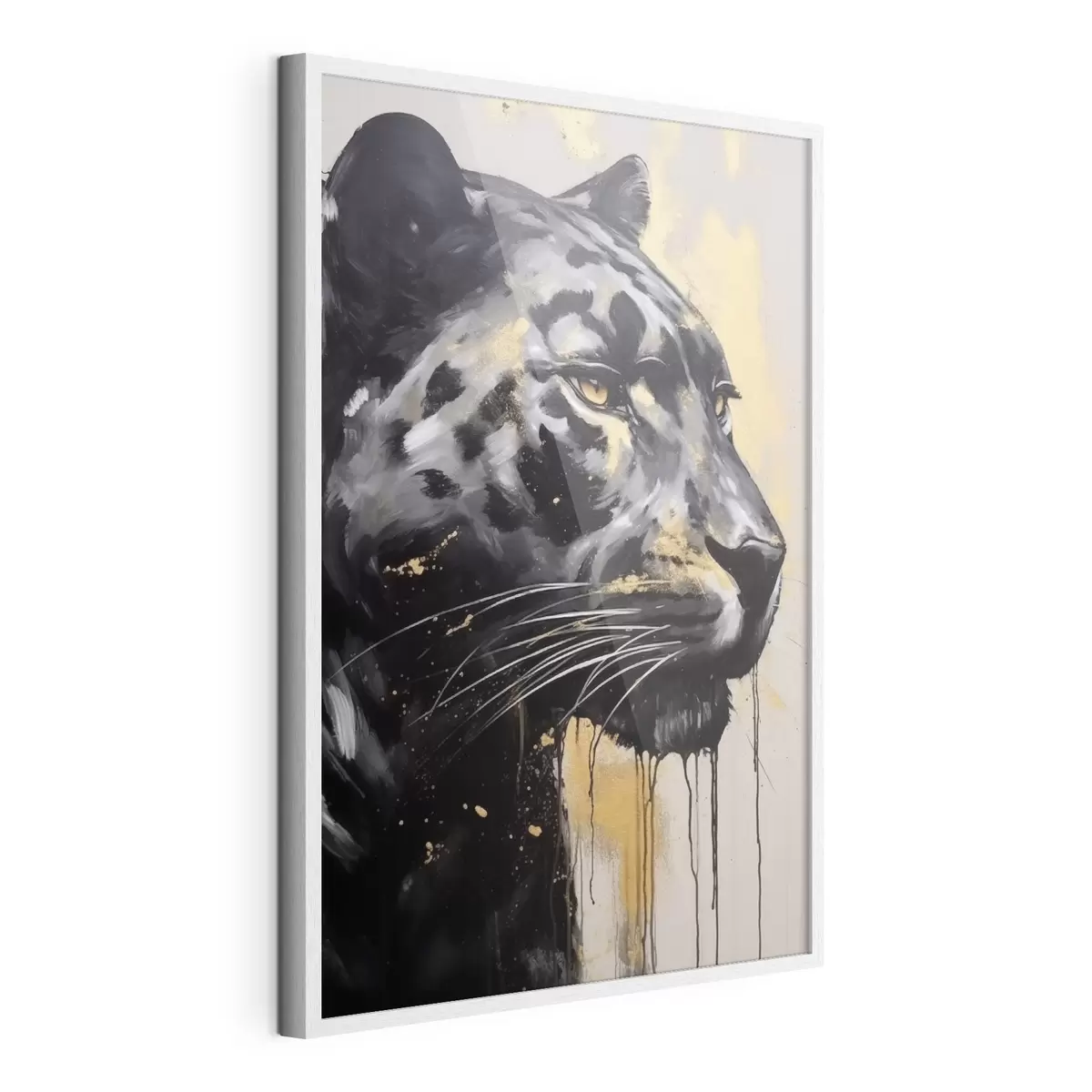 Poster Pantera nera con occhi gialli f44493