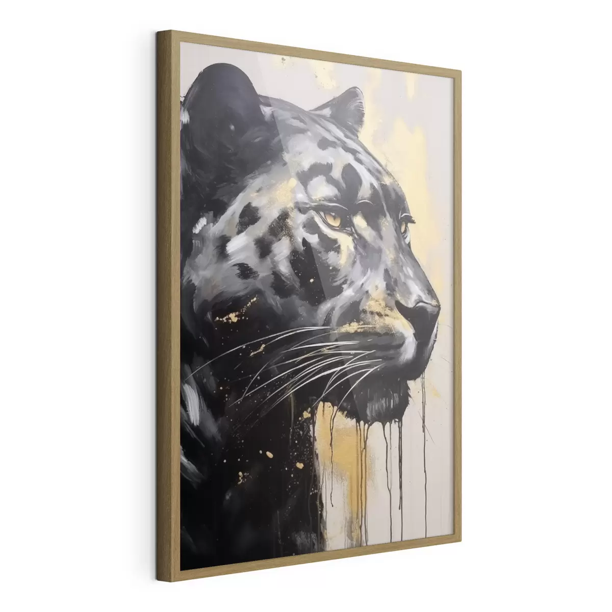Poster Pantera nera con occhi gialli f44493