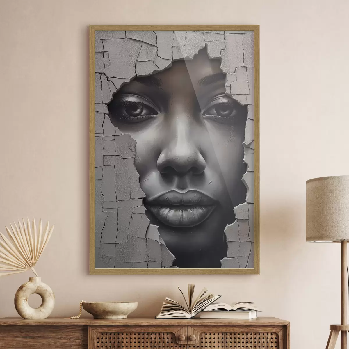 Poster Attraverso le crepe f44495