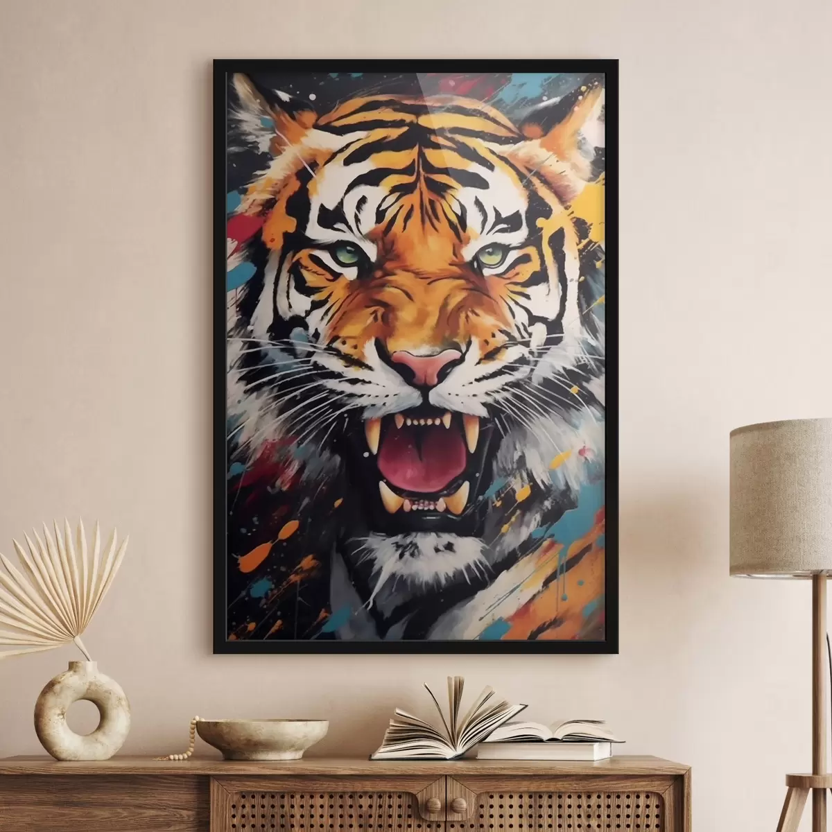 Poster Tigre luminosa f44497