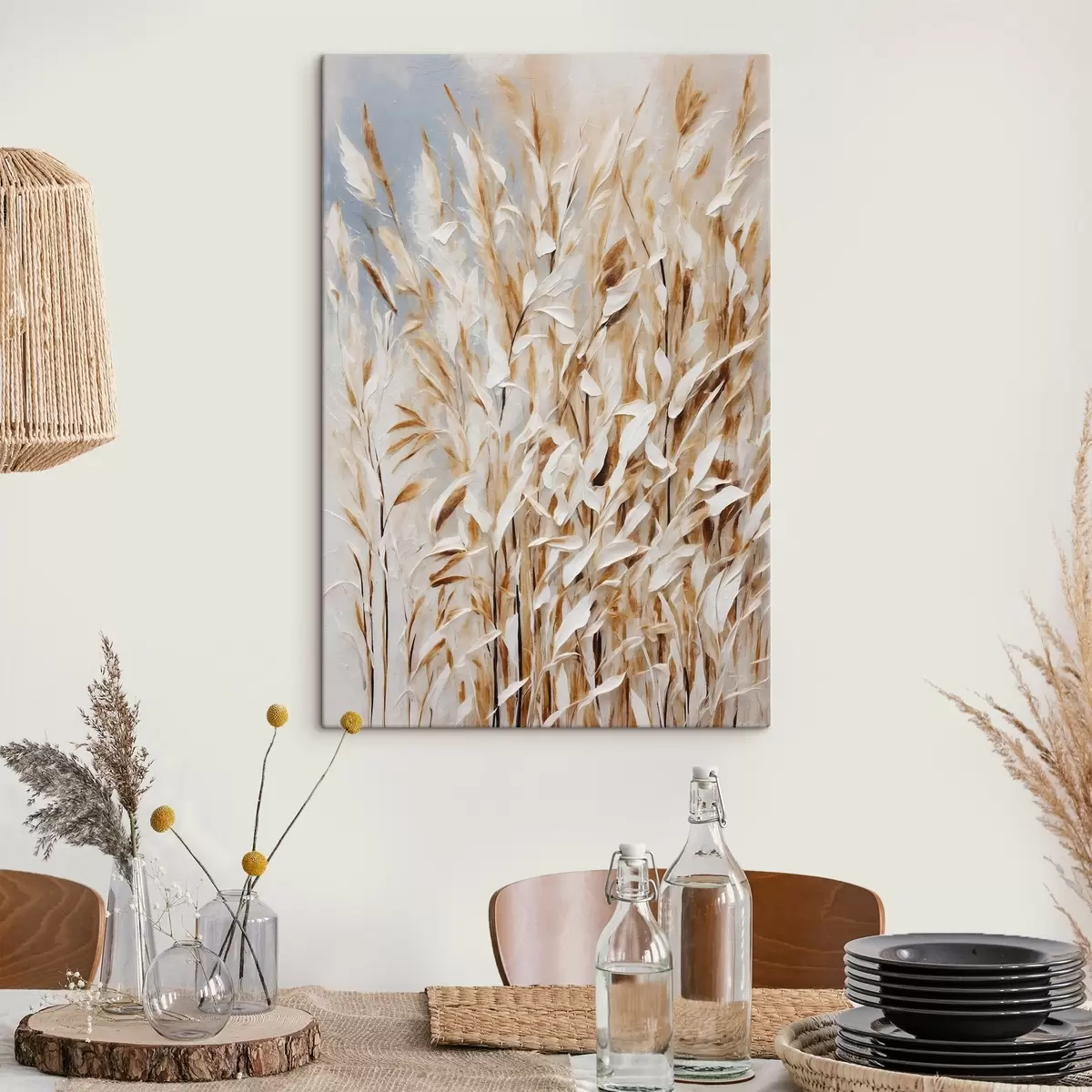 carta da parati Grano astratto in stile pittura acrilica nr. s44467