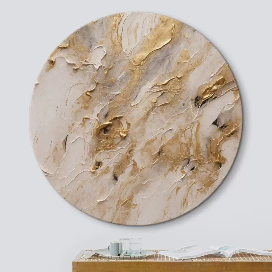 carta da parati Percorso astratto giallo e bianco in stile pittura acrilica Fiore rosso su sfondo bianco-rosso pittura ad olio bianca nr. r44439