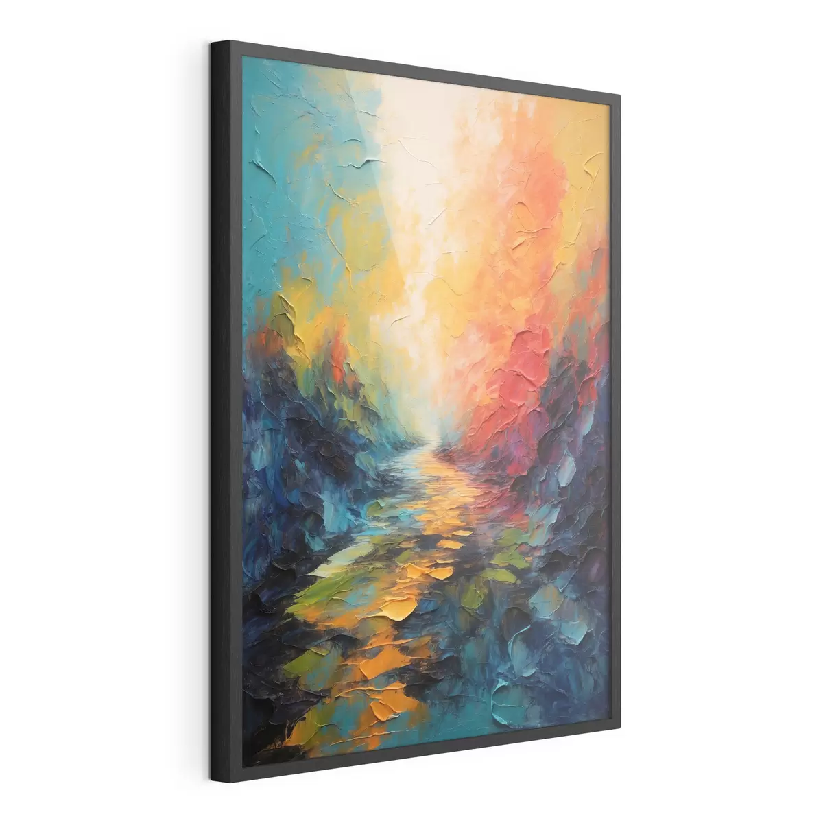 Poster Sentiero di colore f44441