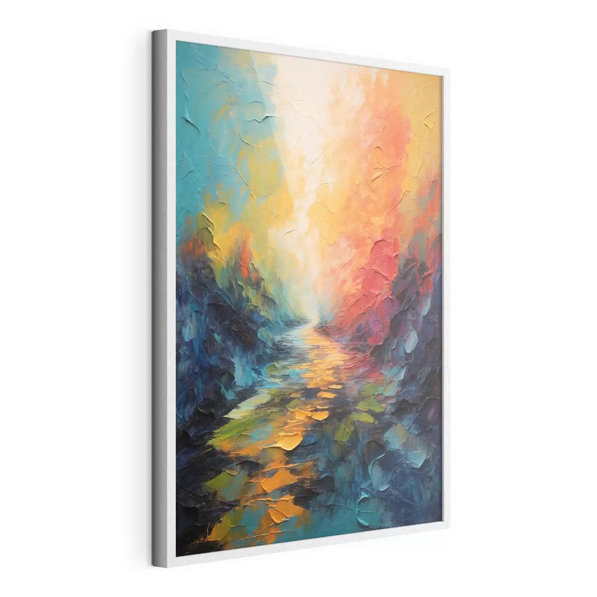 Poster Sentiero di colore f44441