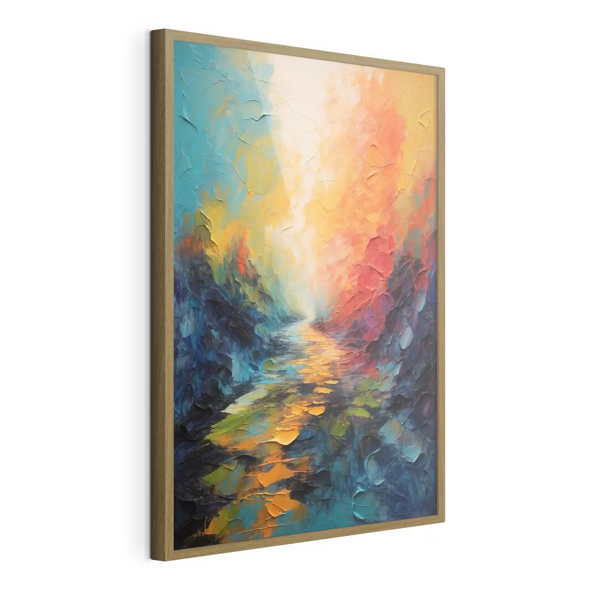 Poster Sentiero di colore f44441