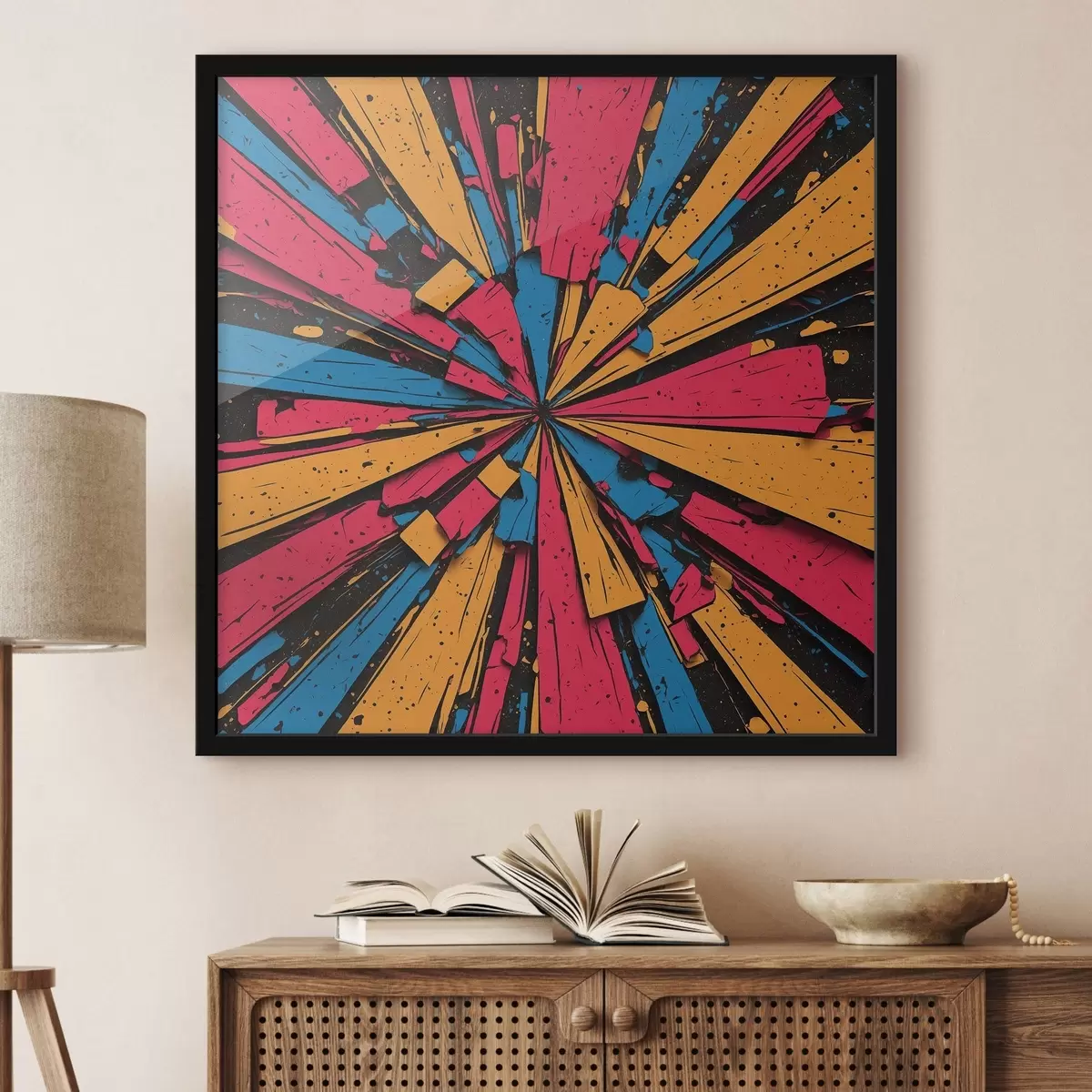 Poster Pittura astratta multicolore f44461