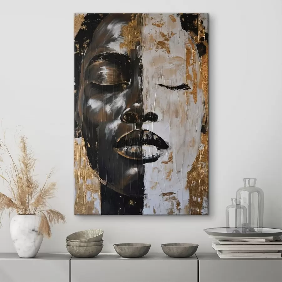 carta da parati Ritratto astratto imitazione della pittura nr. s44514