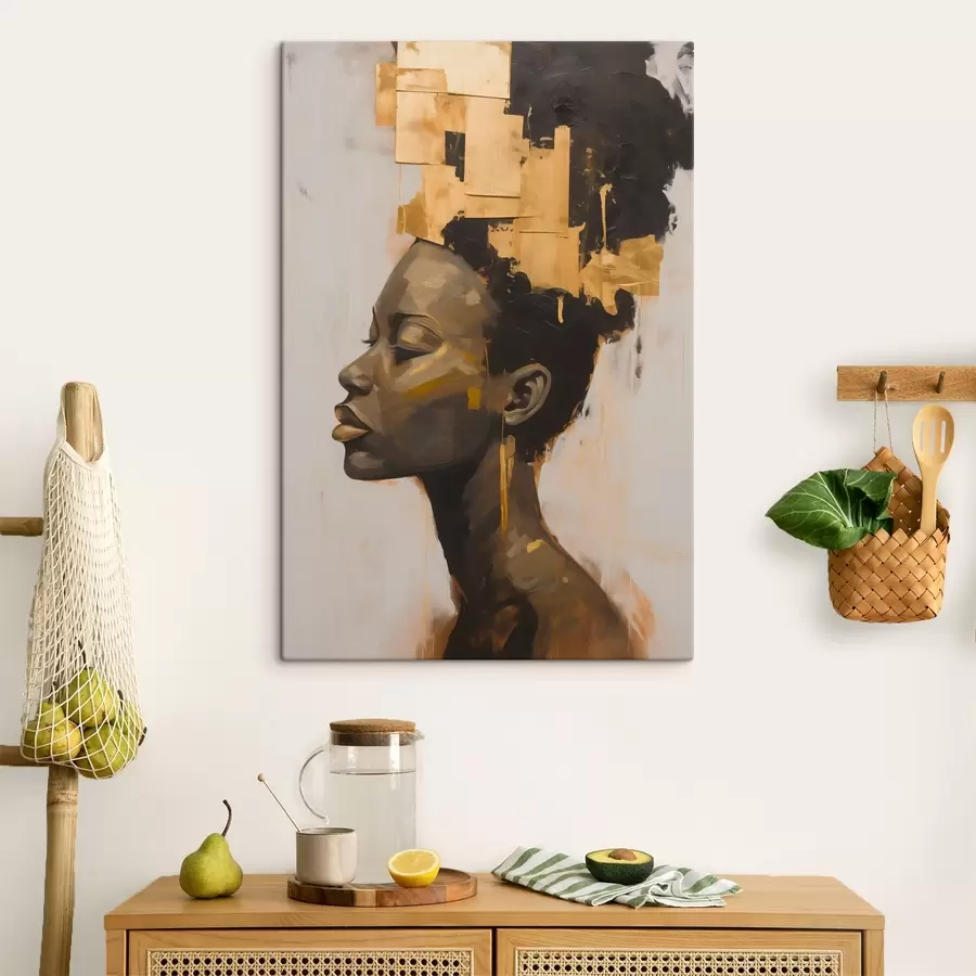 carta da parati Ritratto di donna astratto nr. s44520