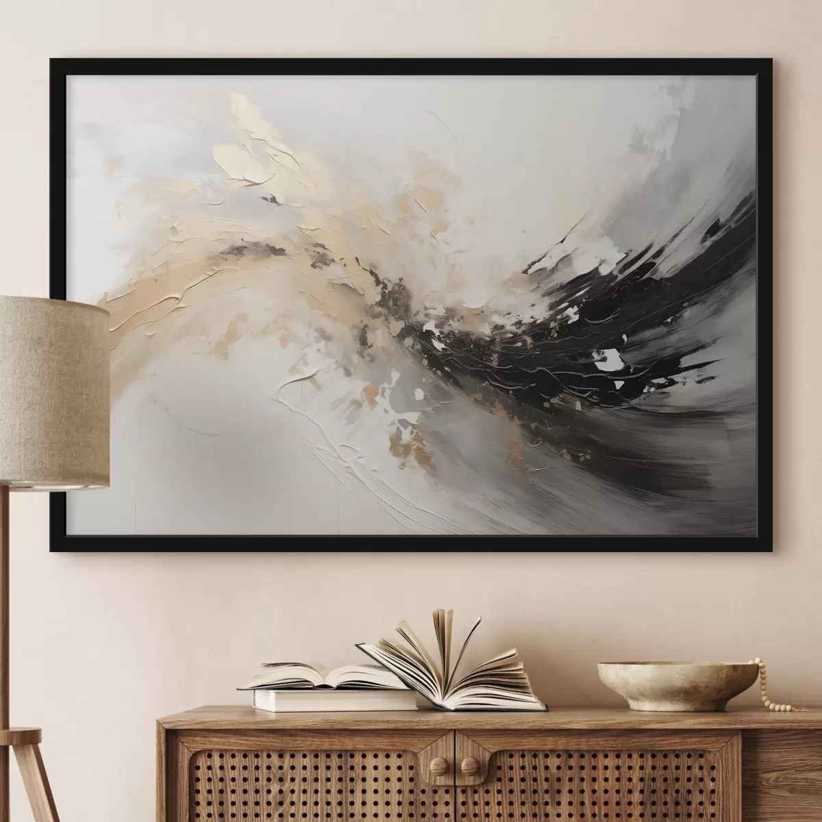 Poster Composizione astratta, imitazione della pittura f44519