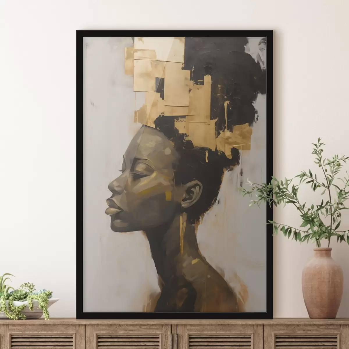 Poster Ritratto di donna astratto f44520