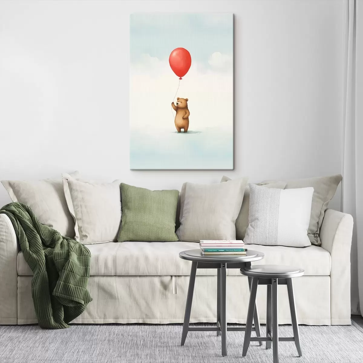 carta da parati Un orsacchiotto e un palloncino nr. s44535