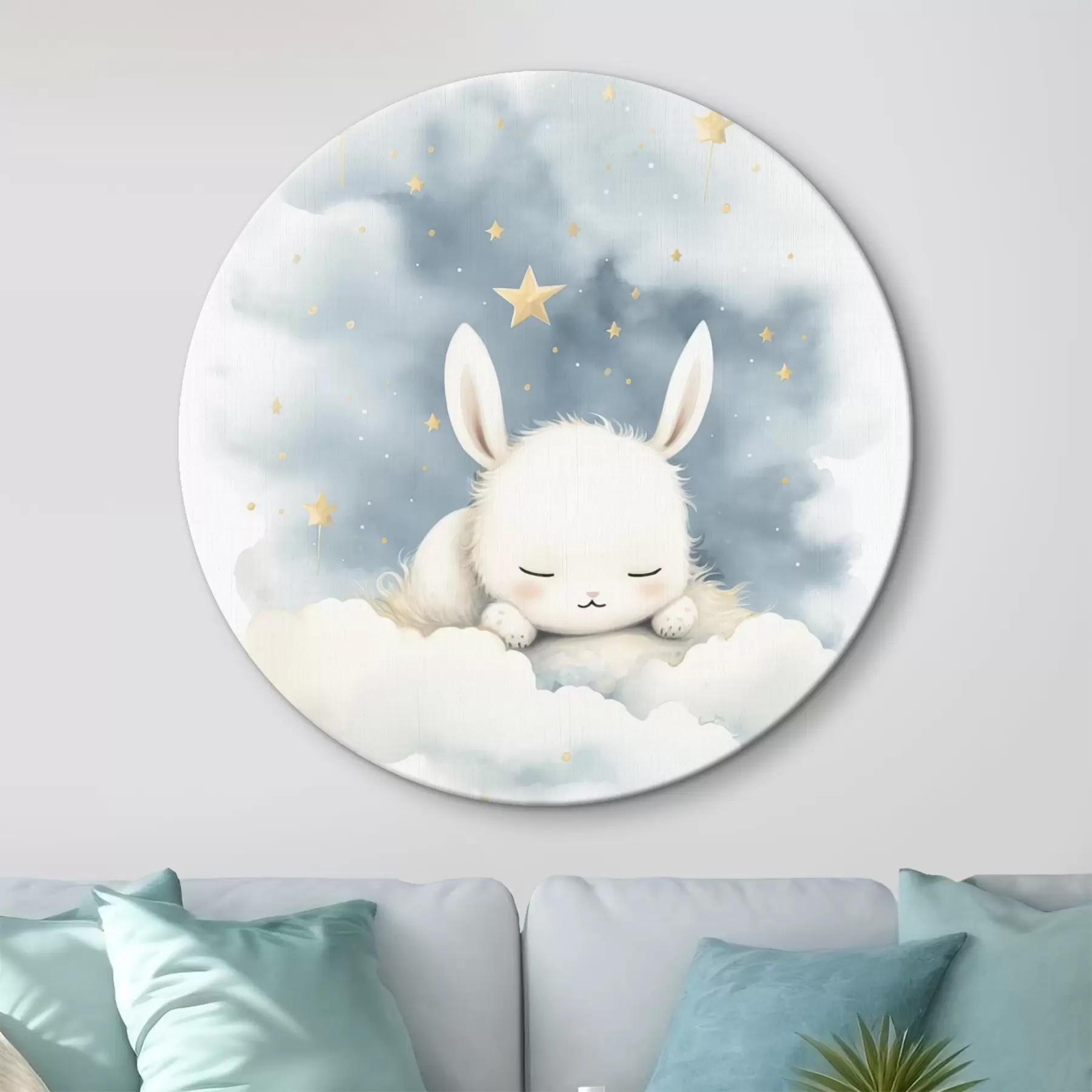 carta da parati Coniglietto tra le nuvole nr. r44536