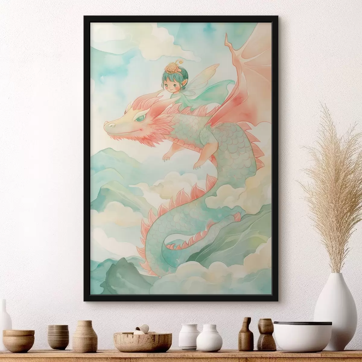 Poster Fata e drago f44532