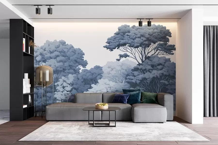 Carta da parati nature Corone forestali 