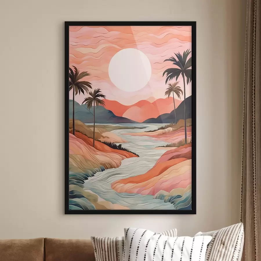 carta da parati Paesaggio con fiume nr. f44568