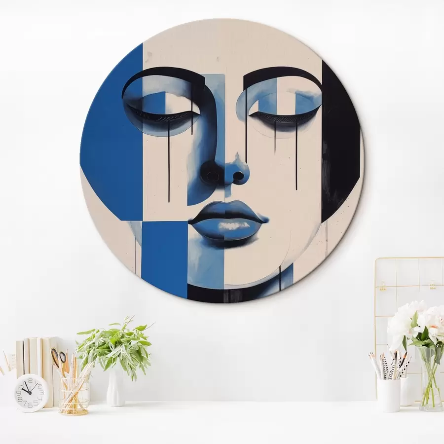 carta da parati Volto astratto nr. r44564