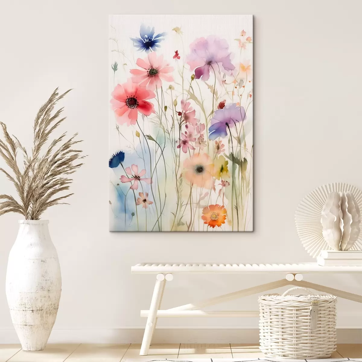 carta da parati Fiori di campo imitazione dell'acquerello nr. s44584