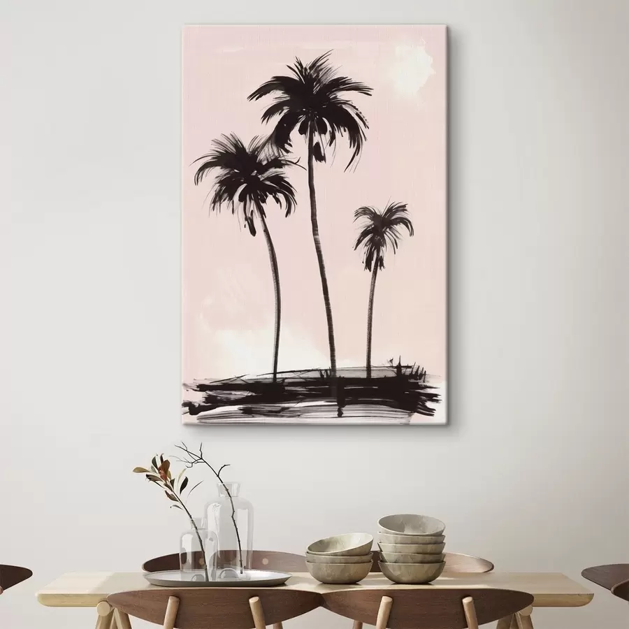 carta da parati Palme minimalismo nr. s44598