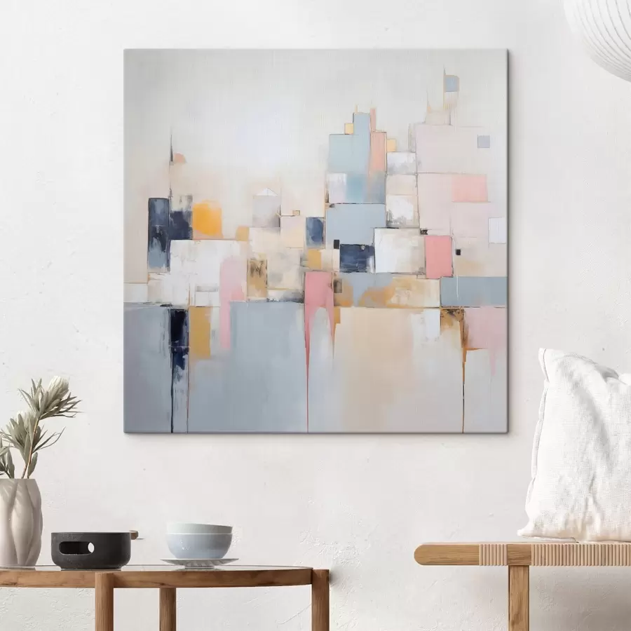 carta da parati Pittura astratta di imitazione della città nr. s44638