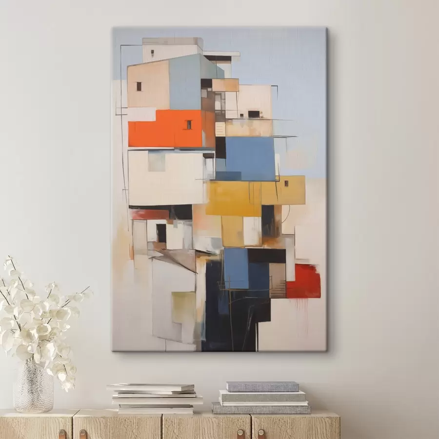 carta da parati Pittura astratta di imitazione della casa nr. s44645