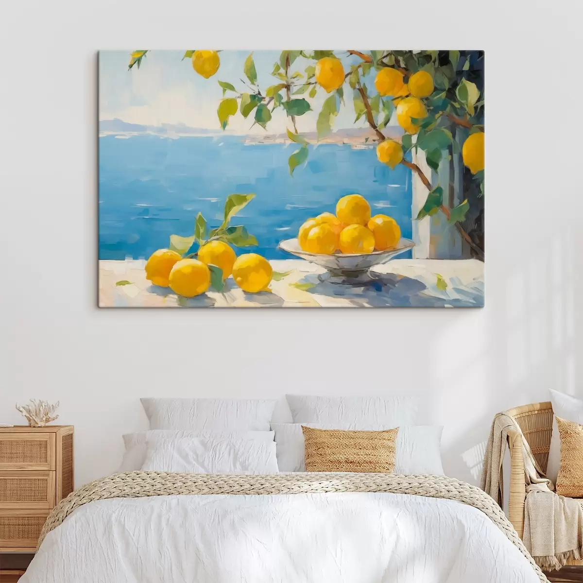 carta da parati Limoni contro il mare nr. s44649