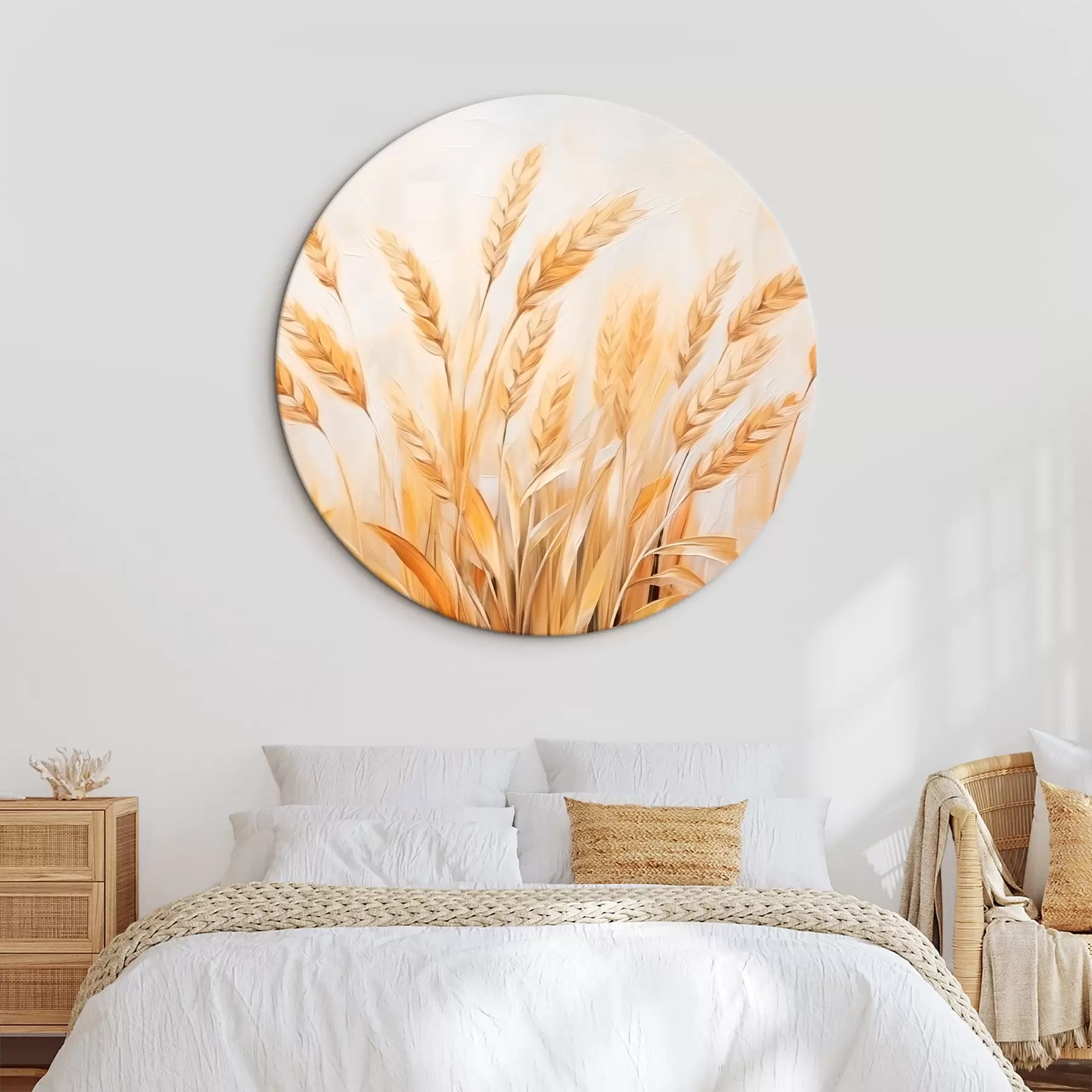 carta da parati Quadro di imitazione delle orecchie di grano nr. r44642