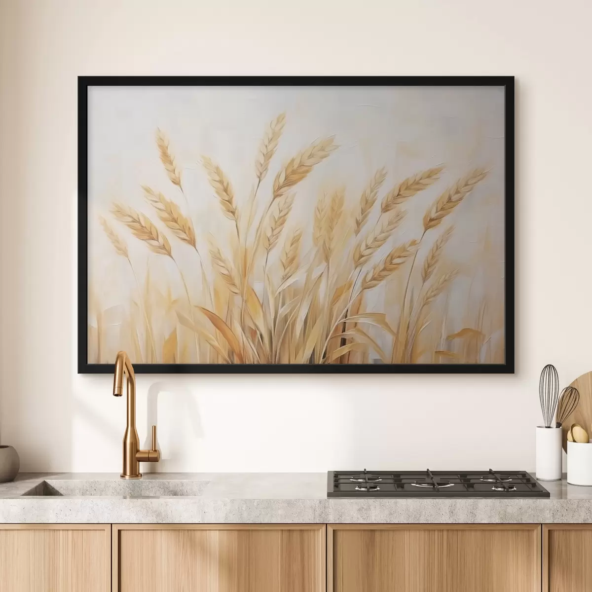 Poster Quadro di imitazione delle orecchie di grano f44642