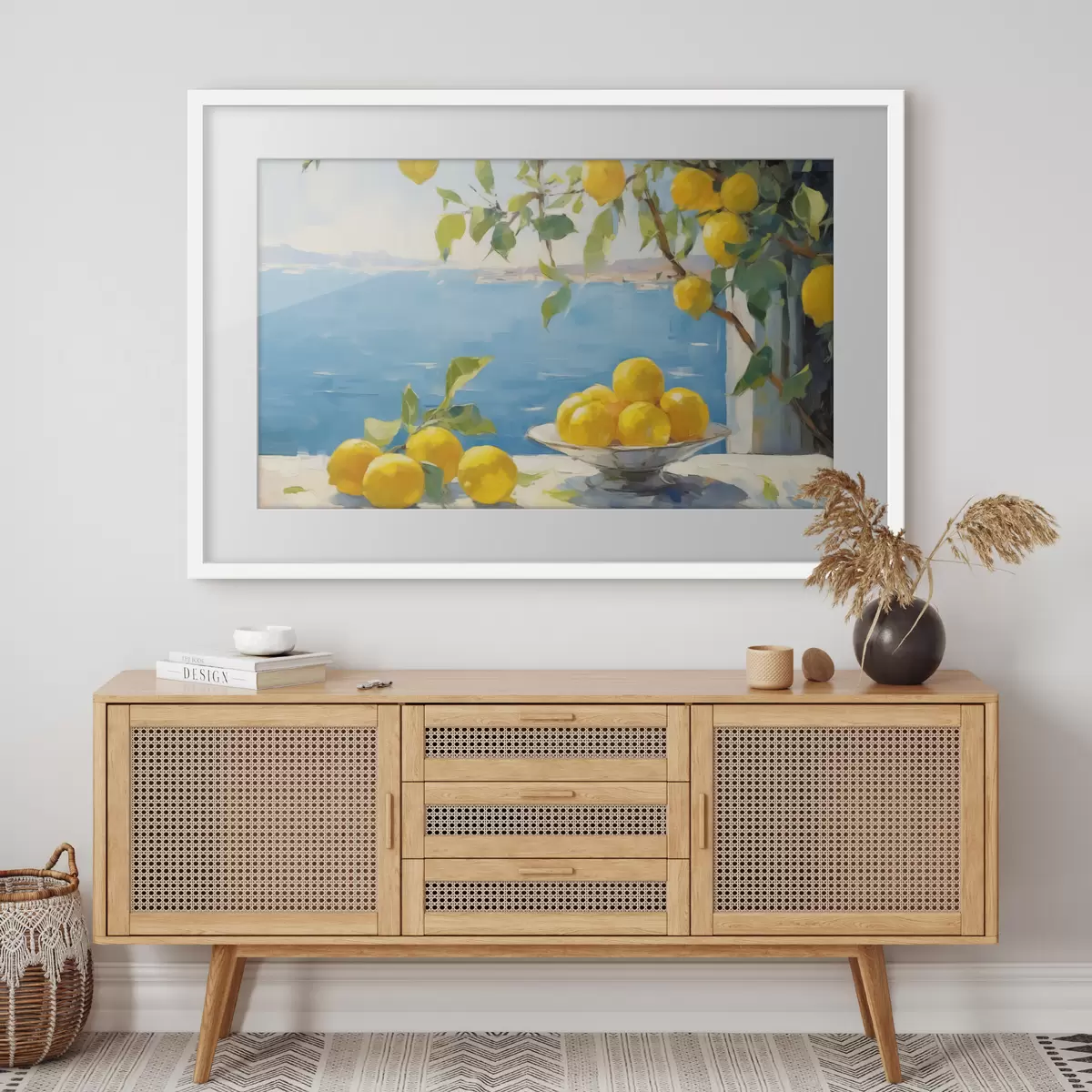 Poster Limoni contro il mare f44649