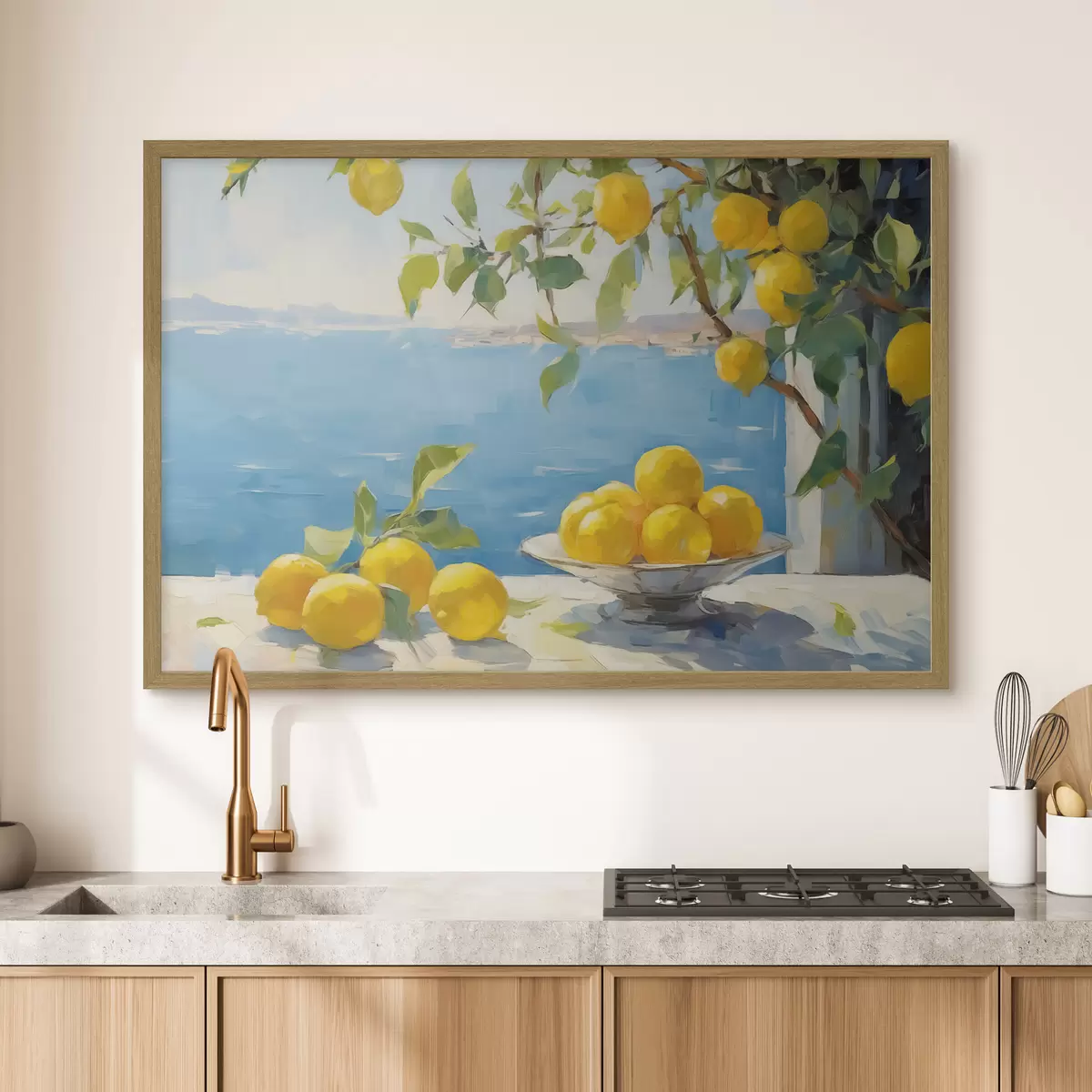 Poster Limoni contro il mare f44649