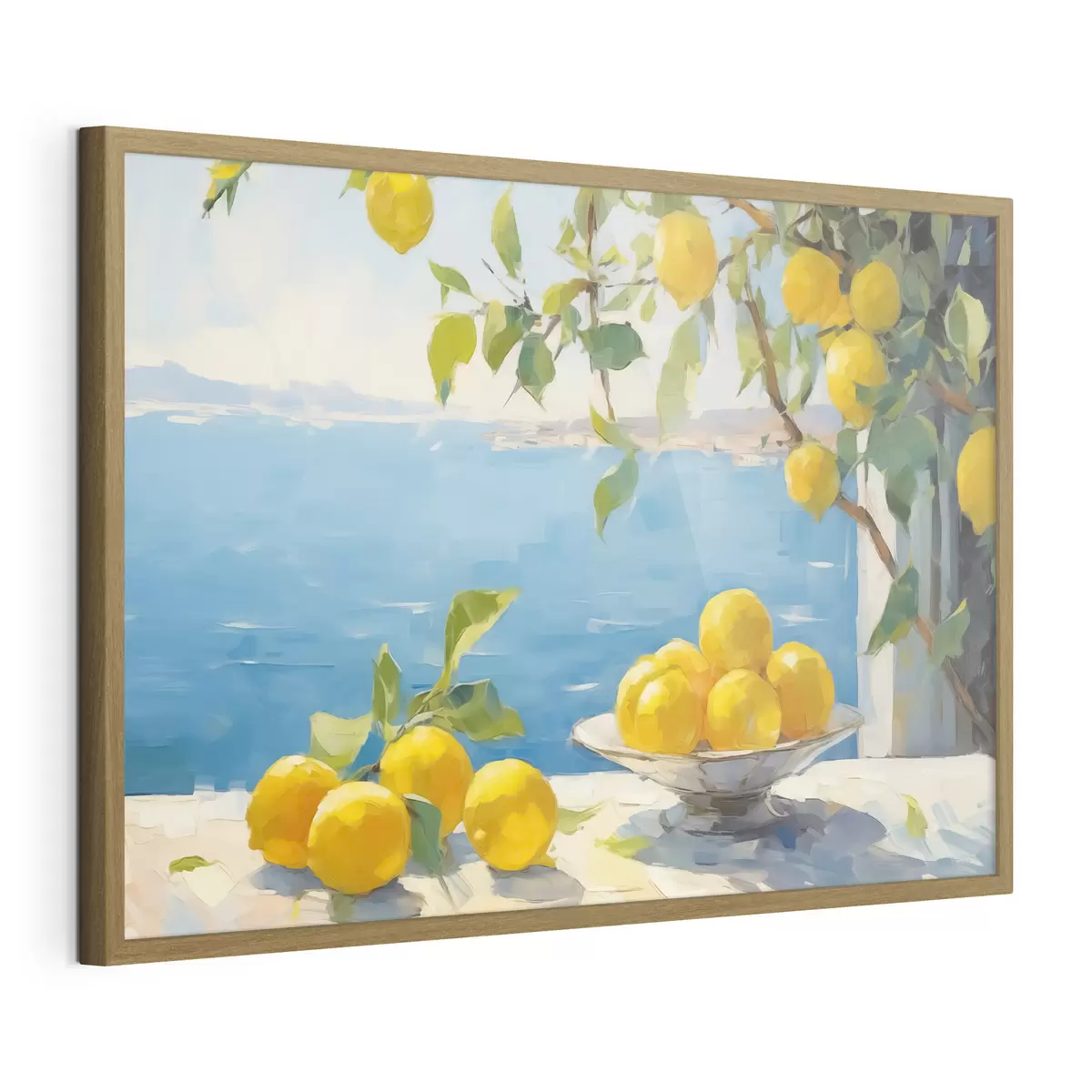 Poster Limoni contro il mare f44649