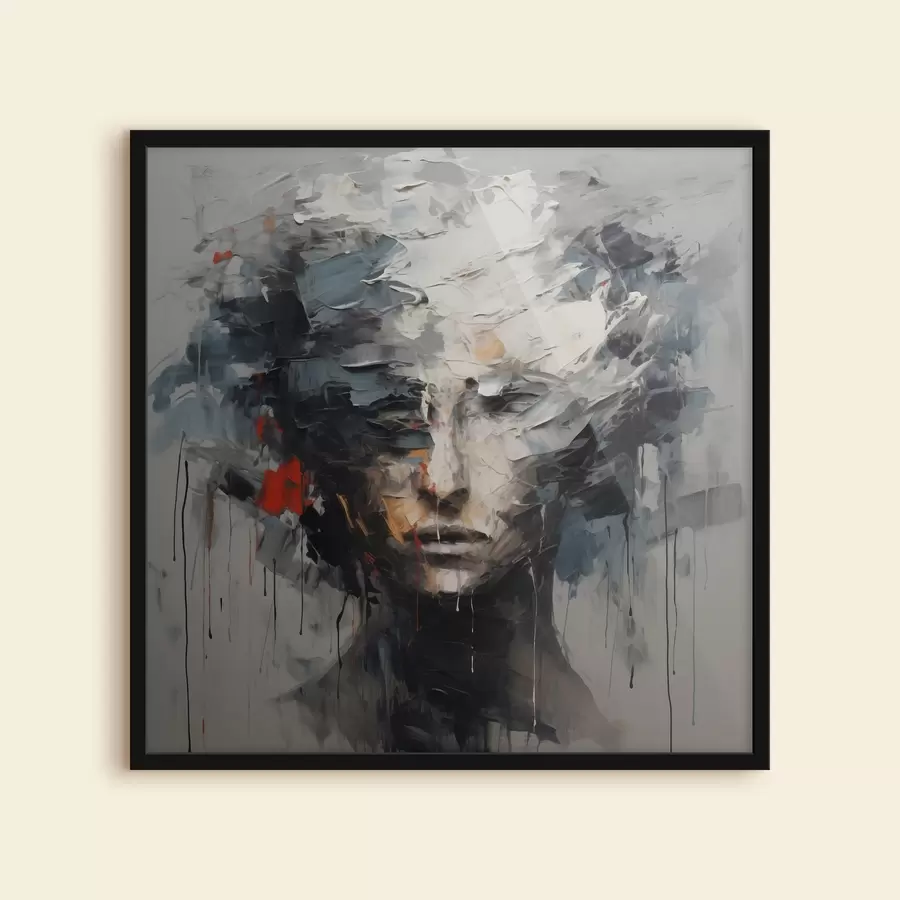 carta da parati Volto in rovina nr. f44655