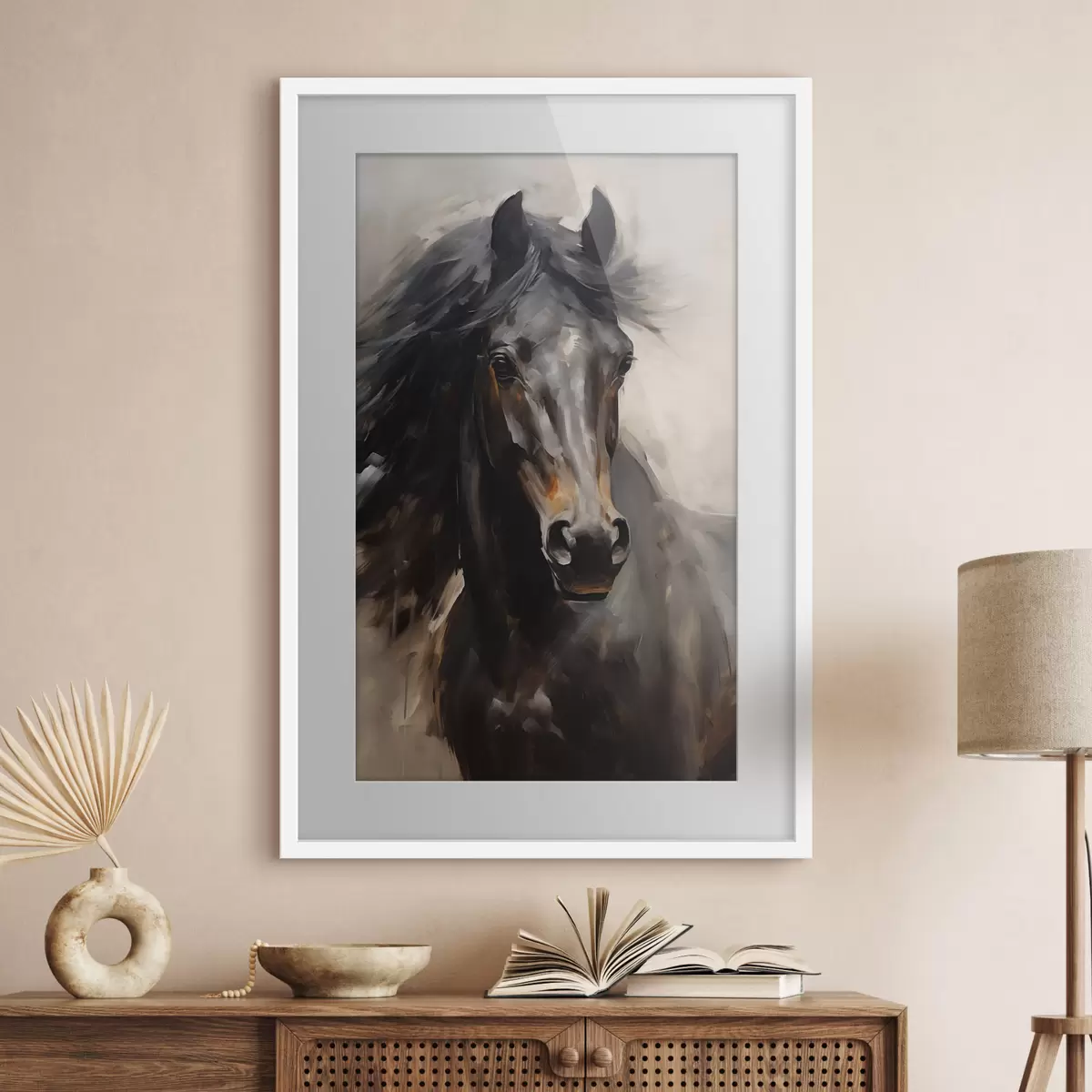 Poster Cavallo nero f44662