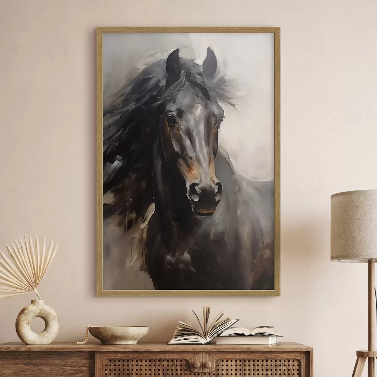 Poster Cavallo nero f44662