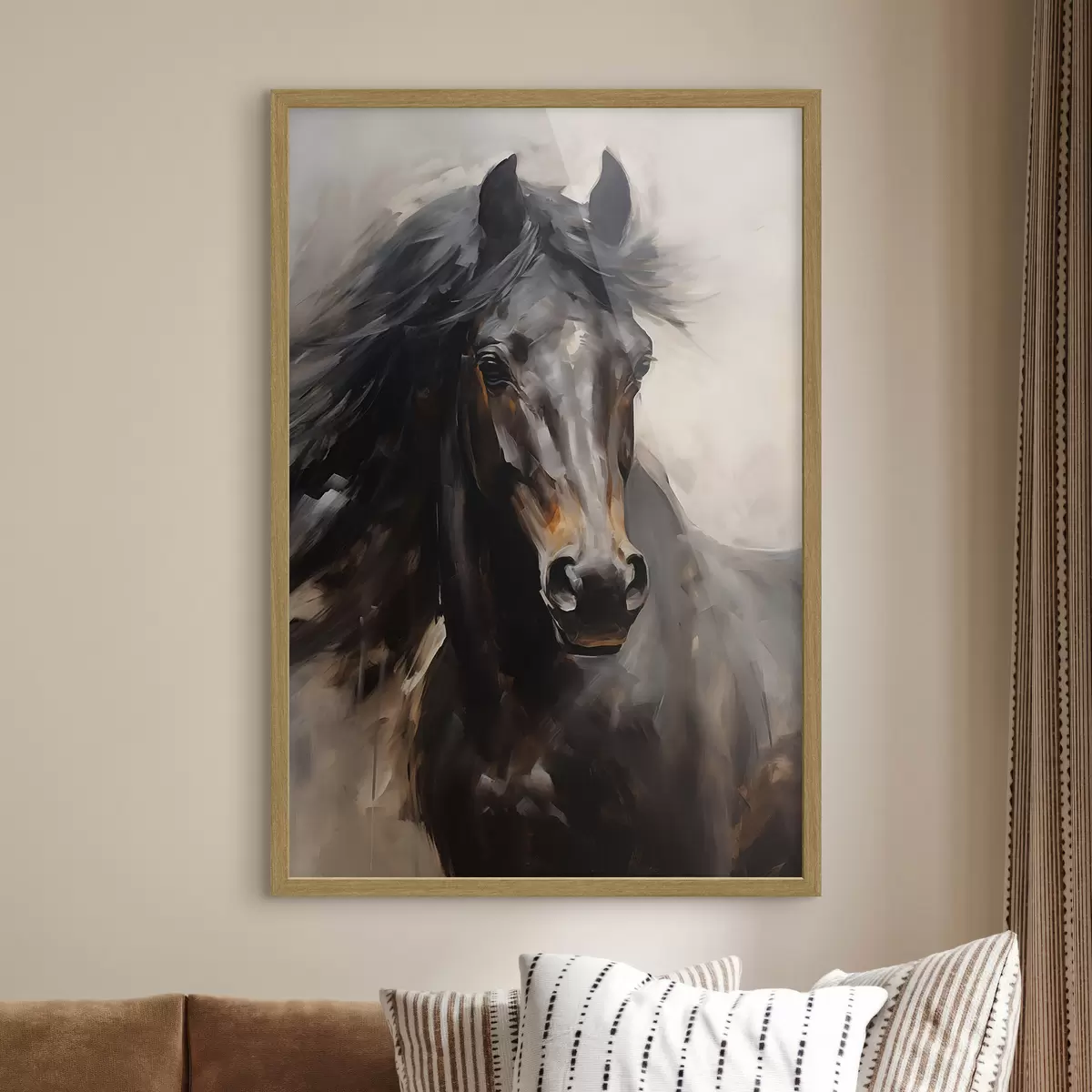 Poster Cavallo nero f44662